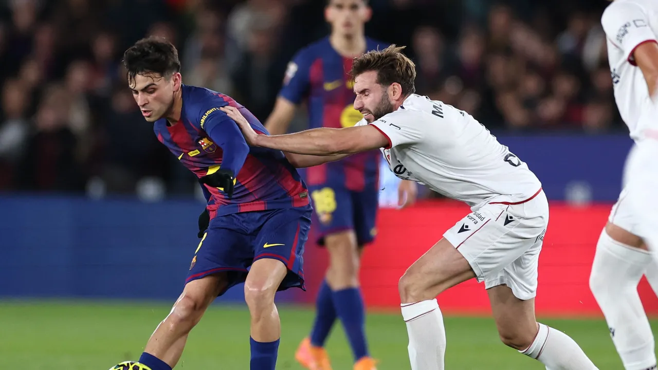 موعد مباراة برشلونة ضد أوساسونا في الدوري الإسباني والقنوات الناقلة للمواجهة